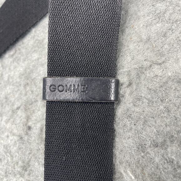 JACK GOMME Black Crossbody Messenger Sling Bag Damaged See Pictures - Picture 6 of 14